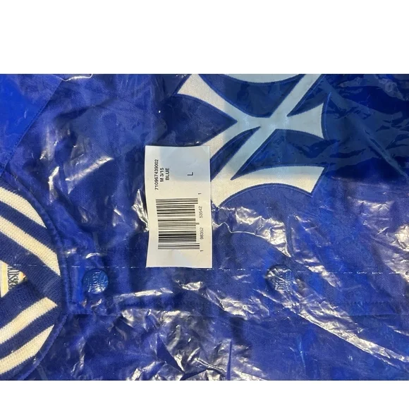Ralph Lauren Yankees Satin Jacket - Rugby Royal - Size Large